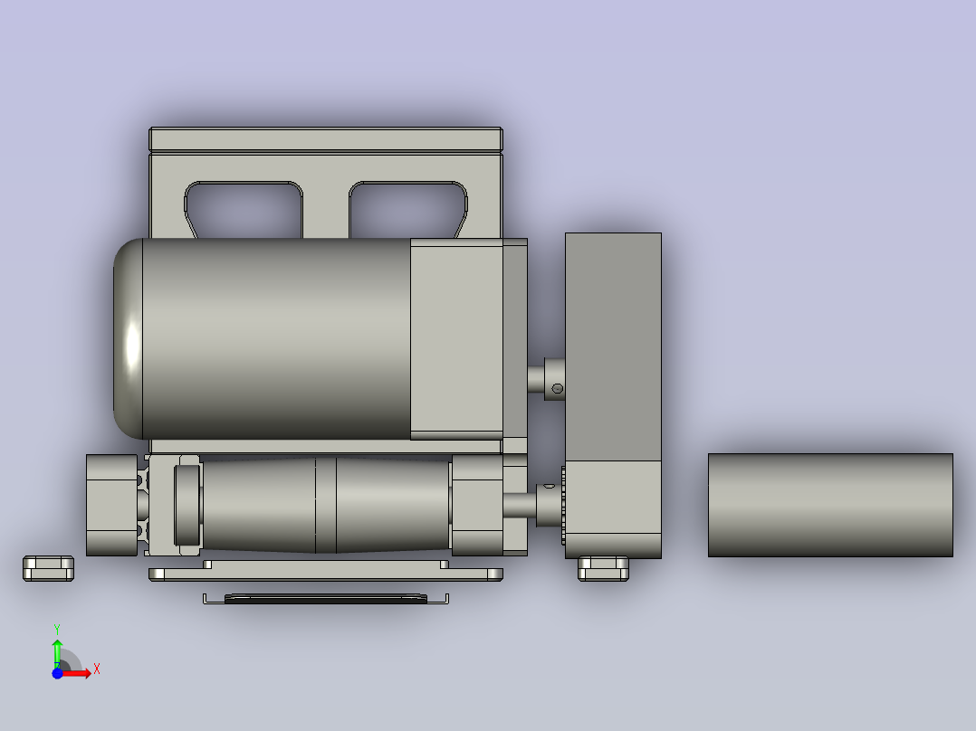 电子插针精密焊接生产线设计-治具回流流水线-V1前视图