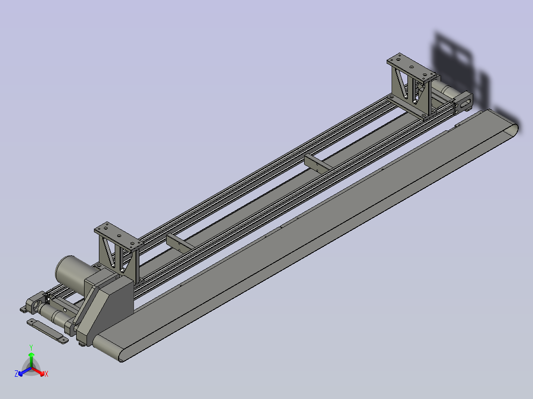 电子插针精密焊接生产线设计-治具回流流水线-V1正等轴测图