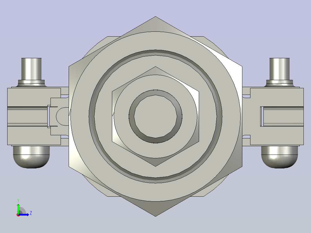 粘钉机振动盘-CDM2B20-50Z-M9BL(SMC)左视图