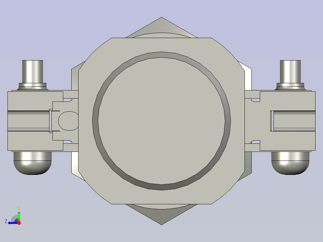 粘钉机振动盘-CDM2B20-50Z-M9BL(SMC)右视图