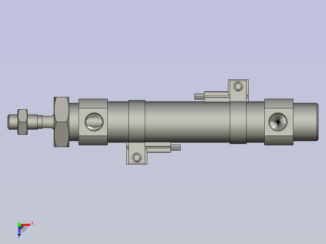 粘钉机振动盘-CDM2B20-50Z-M9BL(SMC)俯视图