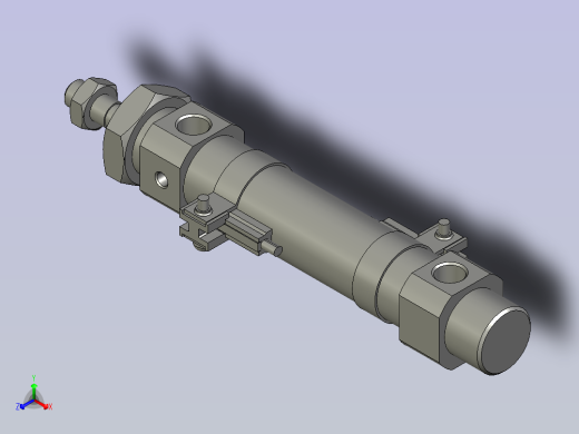 粘钉机振动盘-CDM2B20-50Z-M9BL(SMC)正等轴测缩略图