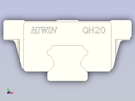 上银导轨 QHW20CC前视缩略图