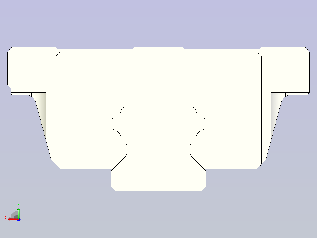 上银导轨 QHW20CC后视图