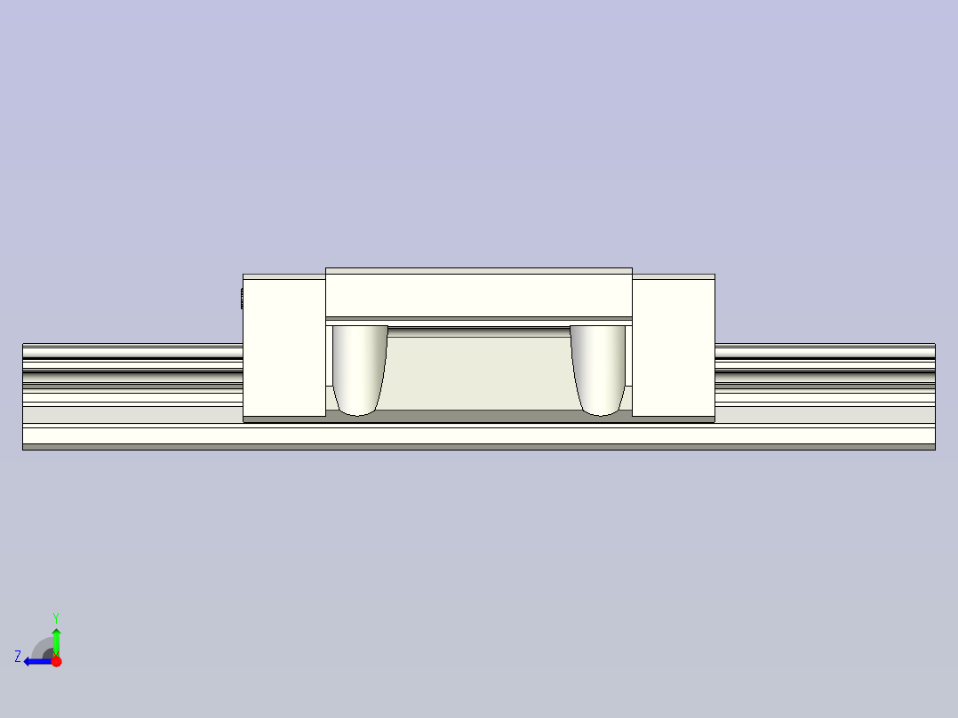 上银导轨 QHW20CC右视图