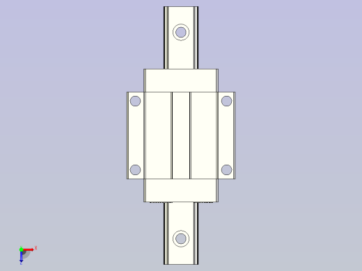 上银导轨 QHW20CC俯视缩略图