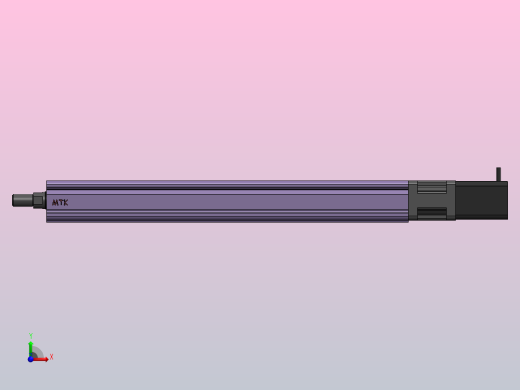 MTC25电动缸-直接安装-42步进[MTC25-300-P10-D-S42-S2-P]前视缩略图