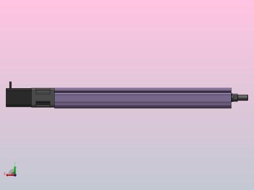 MTC25电动缸-直接安装-42步进[MTC25-300-P10-D-S42-S2-P]后视缩略图
