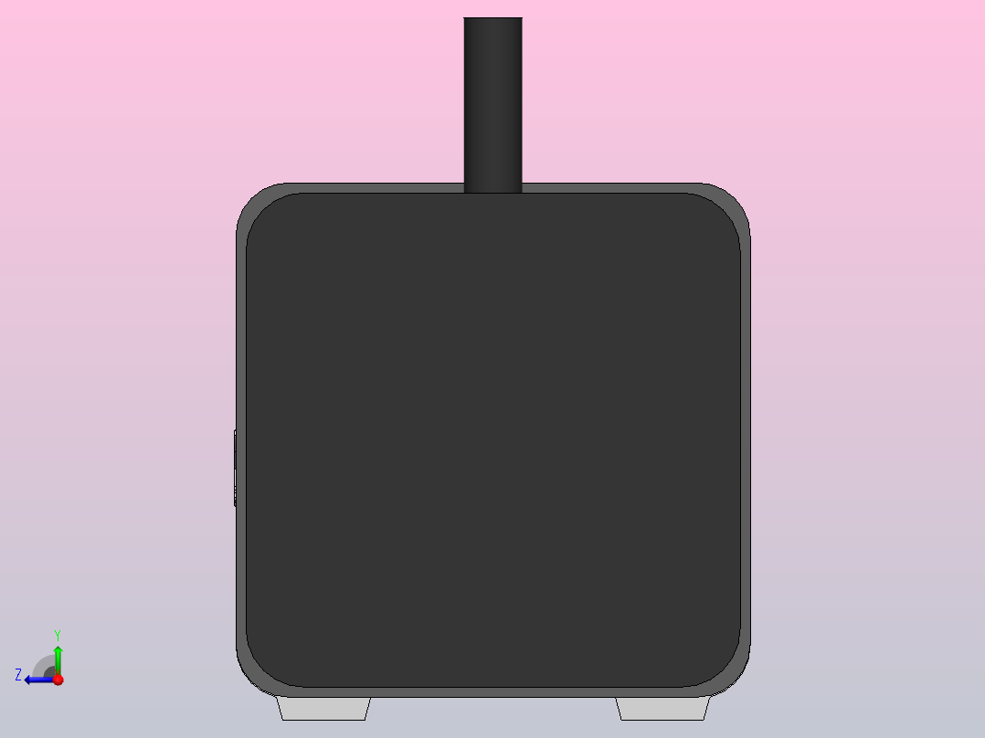 MTC25电动缸-直接安装-42步进[MTC25-300-P10-D-S42-S2-P]右视图