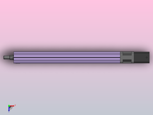 MTC25电动缸-直接安装-42步进[MTC25-300-P10-D-S42-S2-P]俯视缩略图