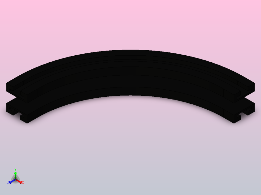 ZWGD-1873-K325-TA90-R500-N1-C1转弯轨道(无轴承)