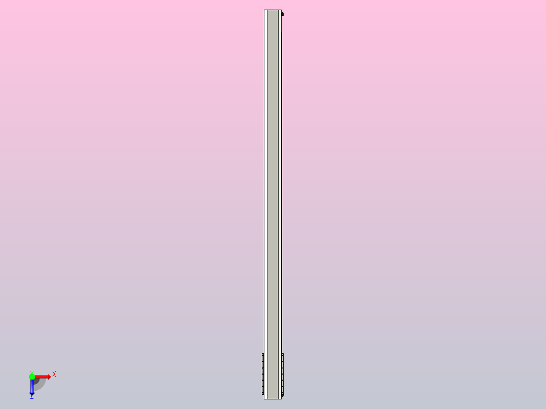 直驱直线电机轴TPA-LNP-140D-P13-L2700-C-1-3-C-10-N3(磁栅尺)俯视图