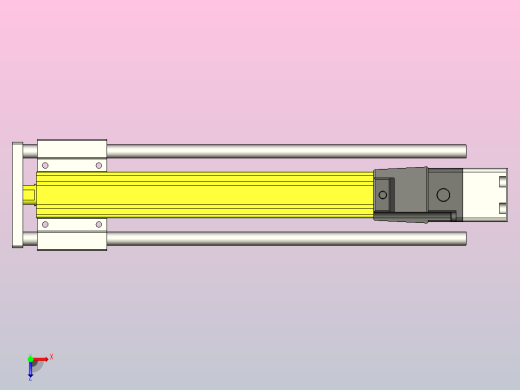 MTC16-250-P#-P-P050W-RMTC16电动缸 电机折装 本体宽35mm 最大负荷8KG 最大行程300mm 带导杆俯视缩略图