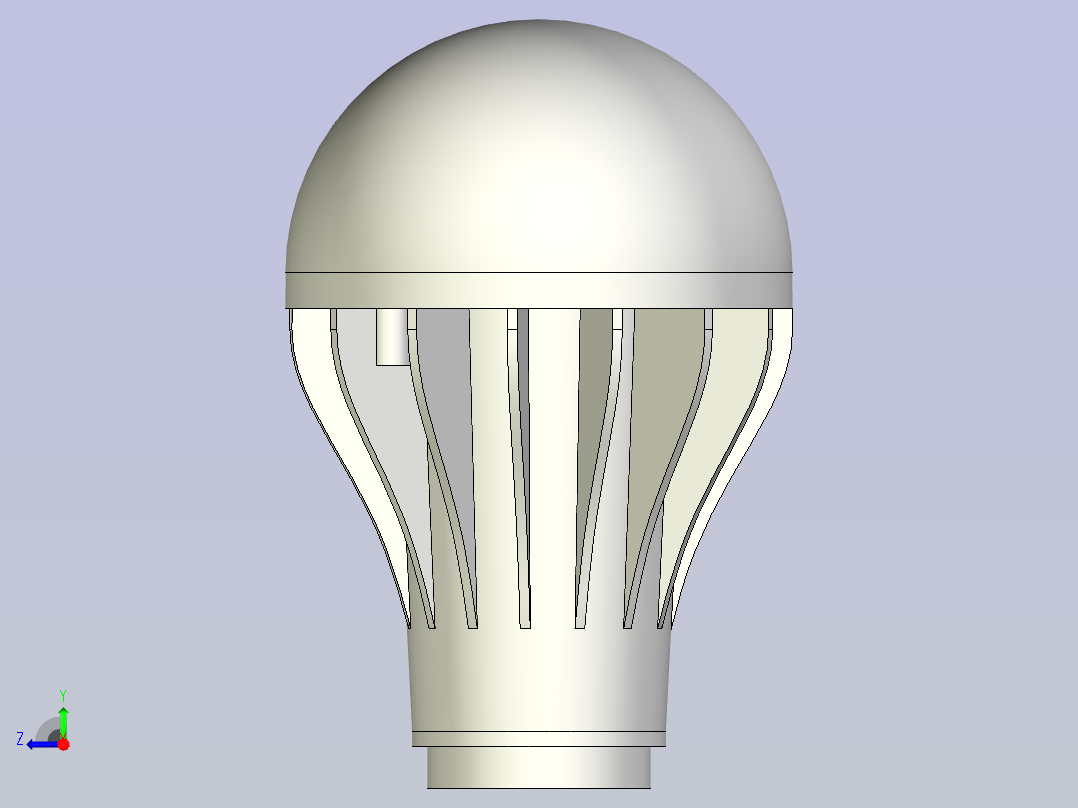 LED环泡灯右视图