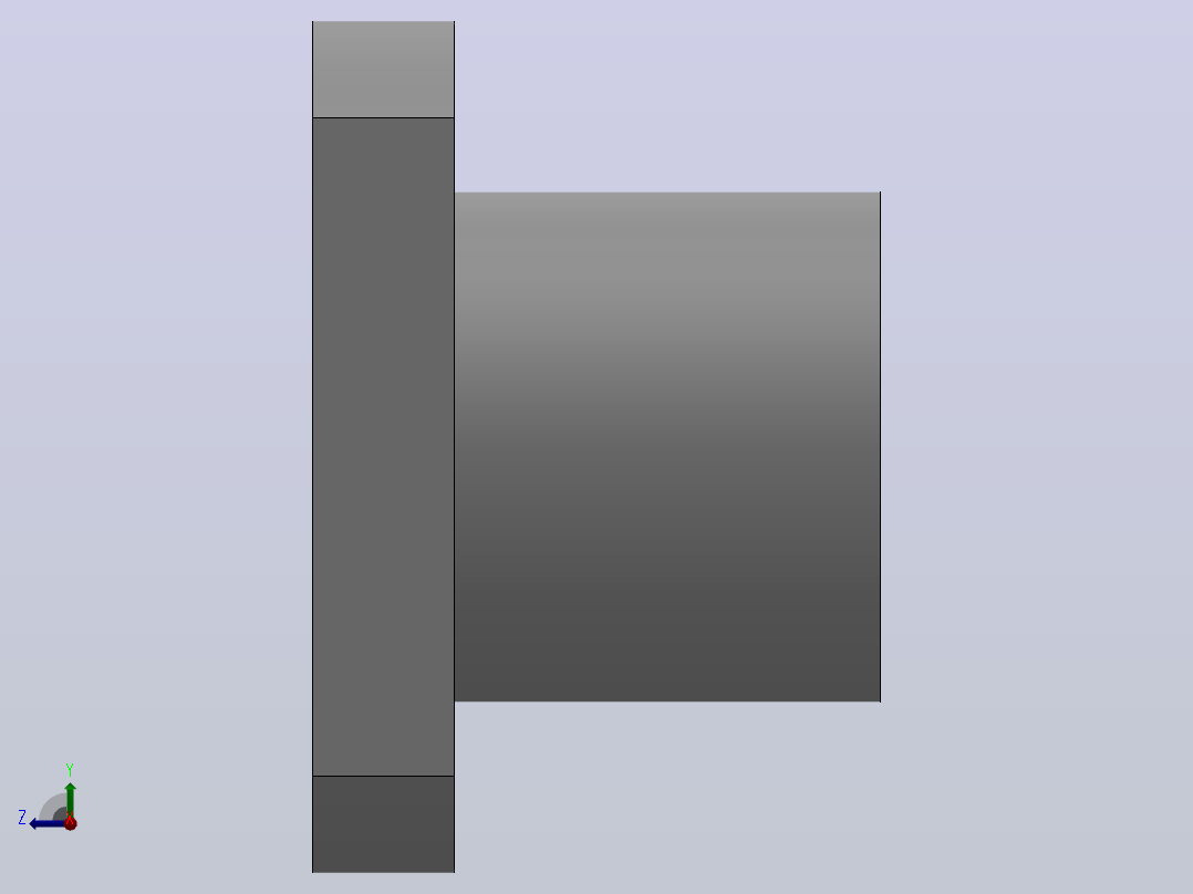 带挡圈双轴承L尺寸指定型轴承座组件_BRDLDT-6903-2Z-40-A右视图