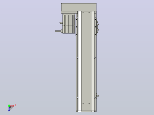 SYS12-BL-300-200W滚珠花健、支撑座、滚珠丝杠、交叉导轨、直线模组.STEP俯视缩略图
