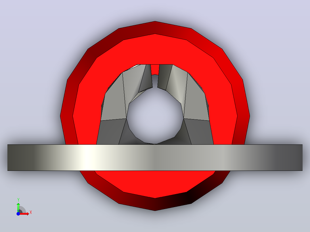 接线端子ring-terminal-1 2 STP IGS STL前视图