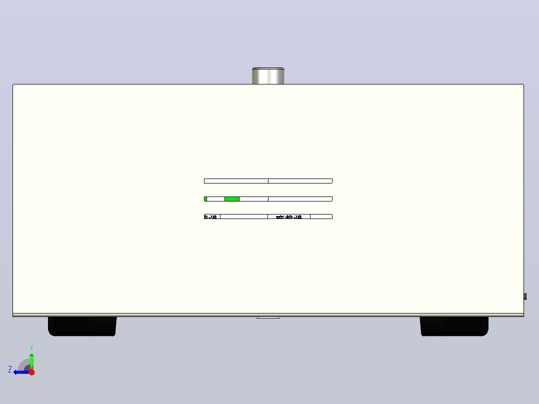 潜伏型AGV运料车3D图纸模型右视图