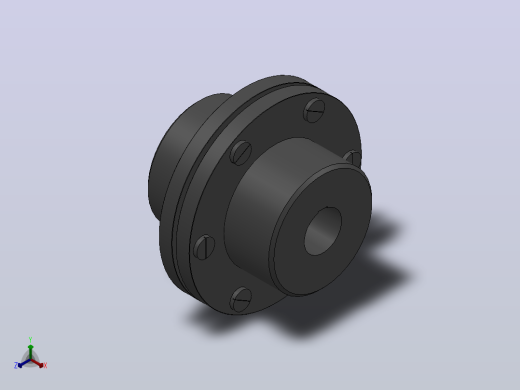 LT型弹性套柱销联轴器_LT13联轴器Z120×212／Z120×167正等轴测缩略图