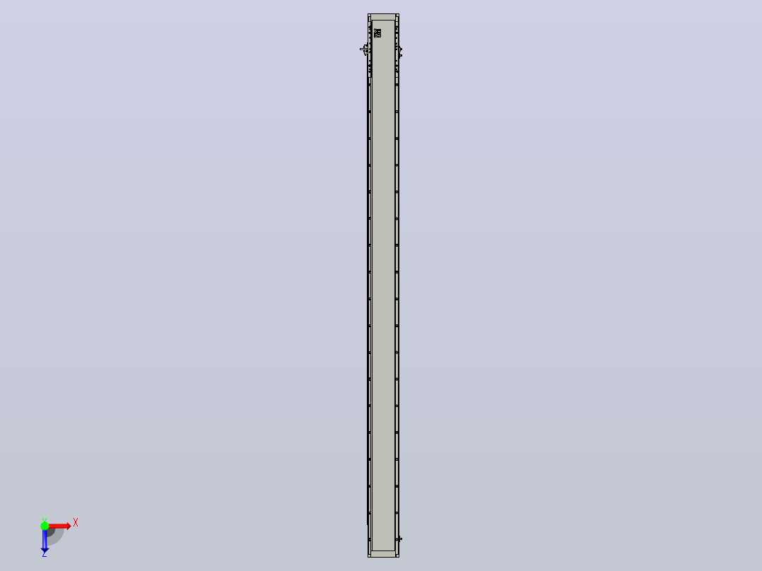 直驱直线电机轴TPA-LNP3-140-55C4-1-L2100-3-C-10-N3俯视图