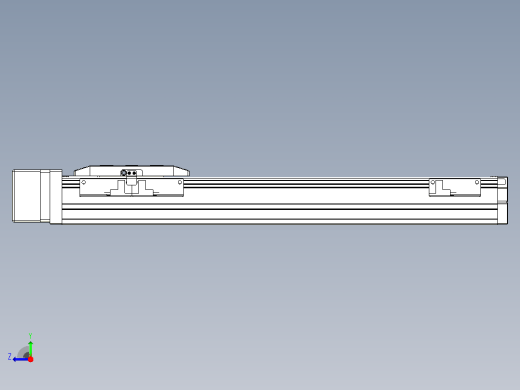 滚珠丝杠直线轴内置导轨TPA-GCR-50-1210C-L300-MR-M10-N3右视缩略图
