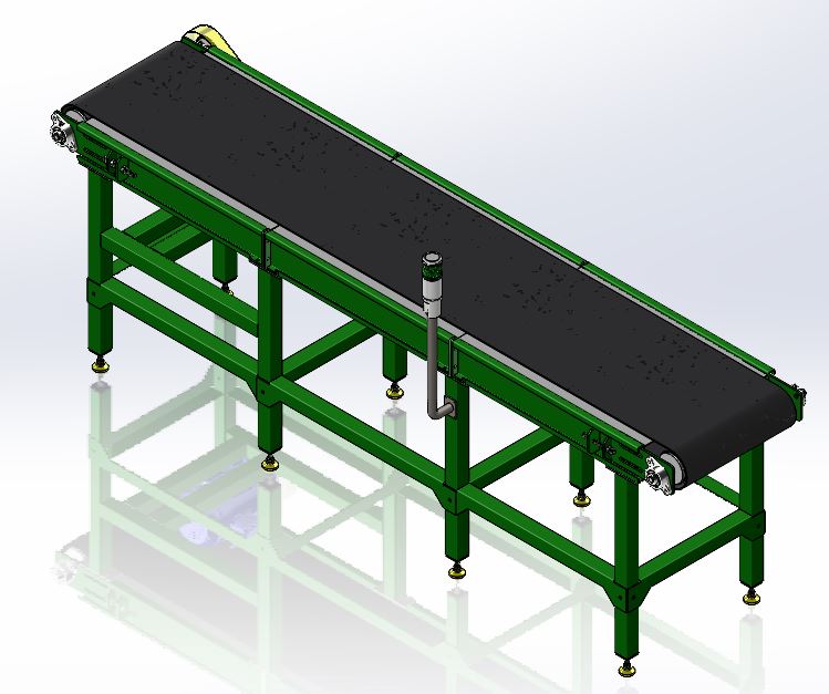 CNY模块化输送带3D数模图纸 STEP格式