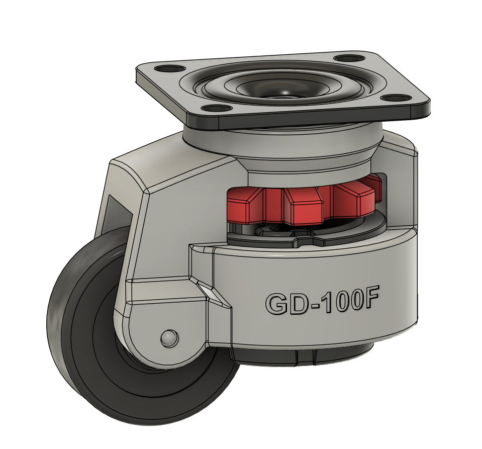 GD-100F(调平脚轮)福马轮