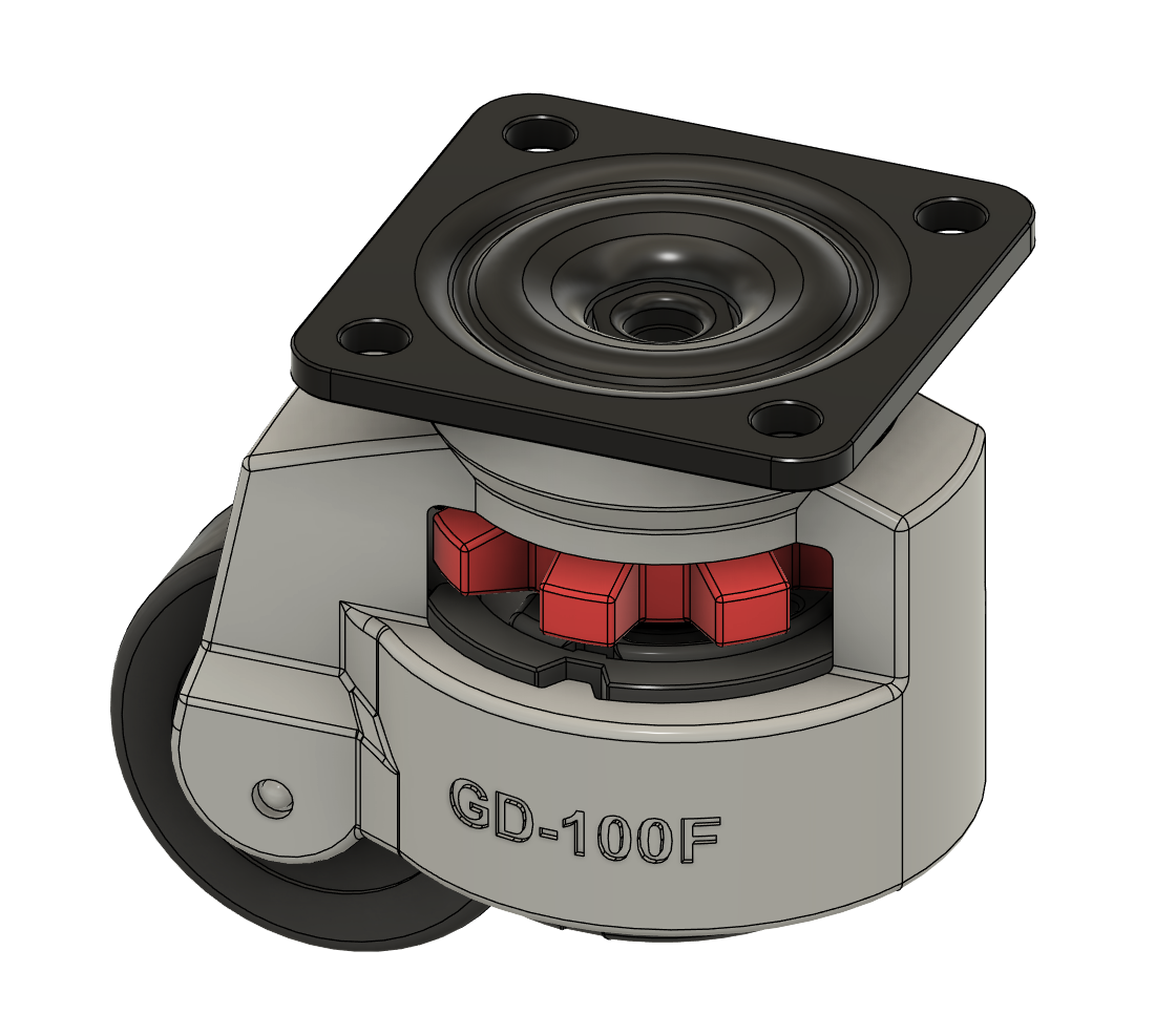 GD-100F(调平脚轮)福马轮