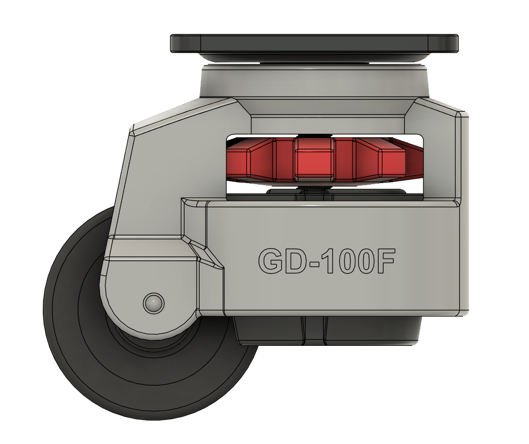 GD-100F(调平脚轮)福马轮