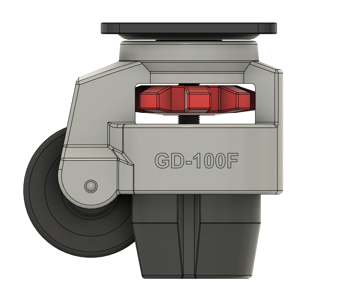 GD-100F(调平脚轮)福马轮