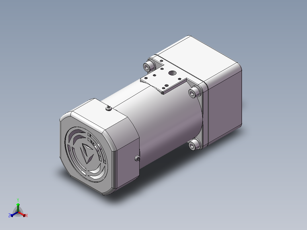 100系列微型交流减速电机_6IK180RGU-CF.sldprt主视图
