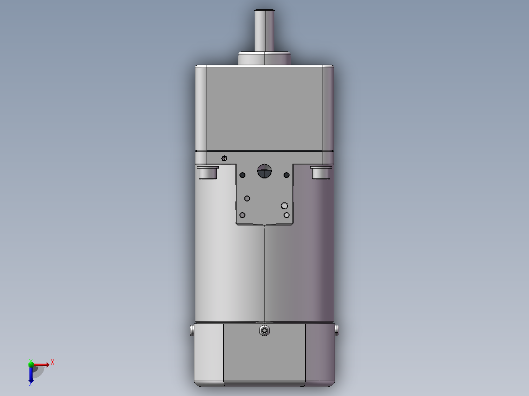 100系列微型交流减速电机_6IK180RGU-CF.sldprt俯视图
