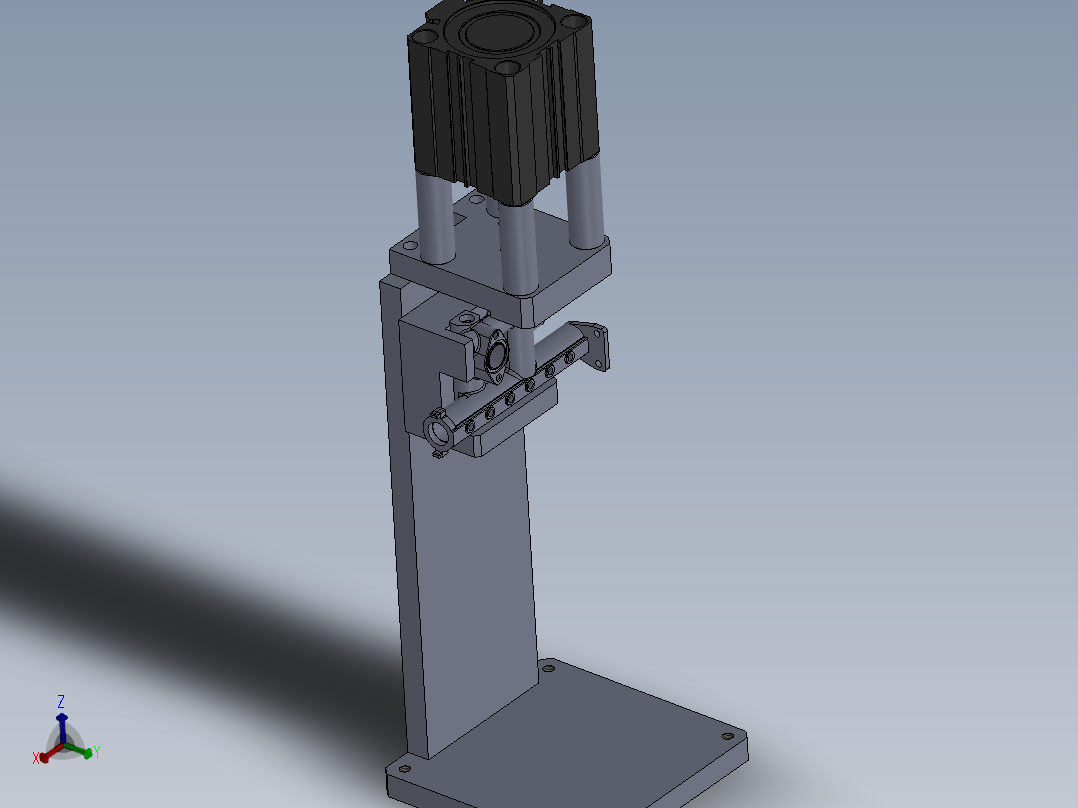 喷气管总成封15压盖工装