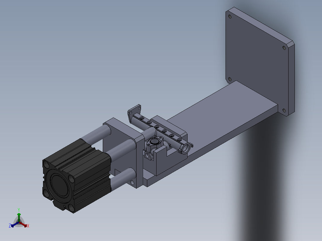 喷气管总成封15压盖工装正等轴测图