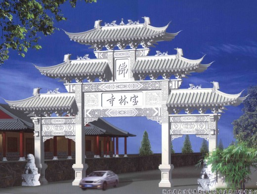 30套牌坊门楼建筑结构设计CAD图纸中式仿古建筑素材图集缩略图