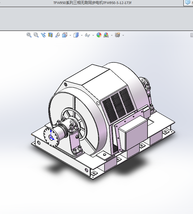 (同步电机）TFW950系列三相无刷同步电机 宁波迈力电机制造有限公司_1741