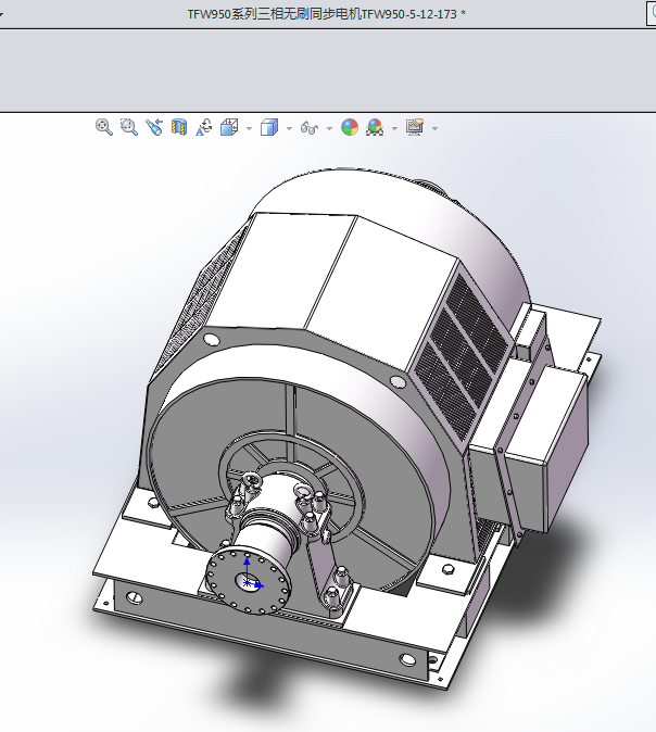(同步电机）TFW950系列三相无刷同步电机 宁波迈力电机制造有限公司_1741