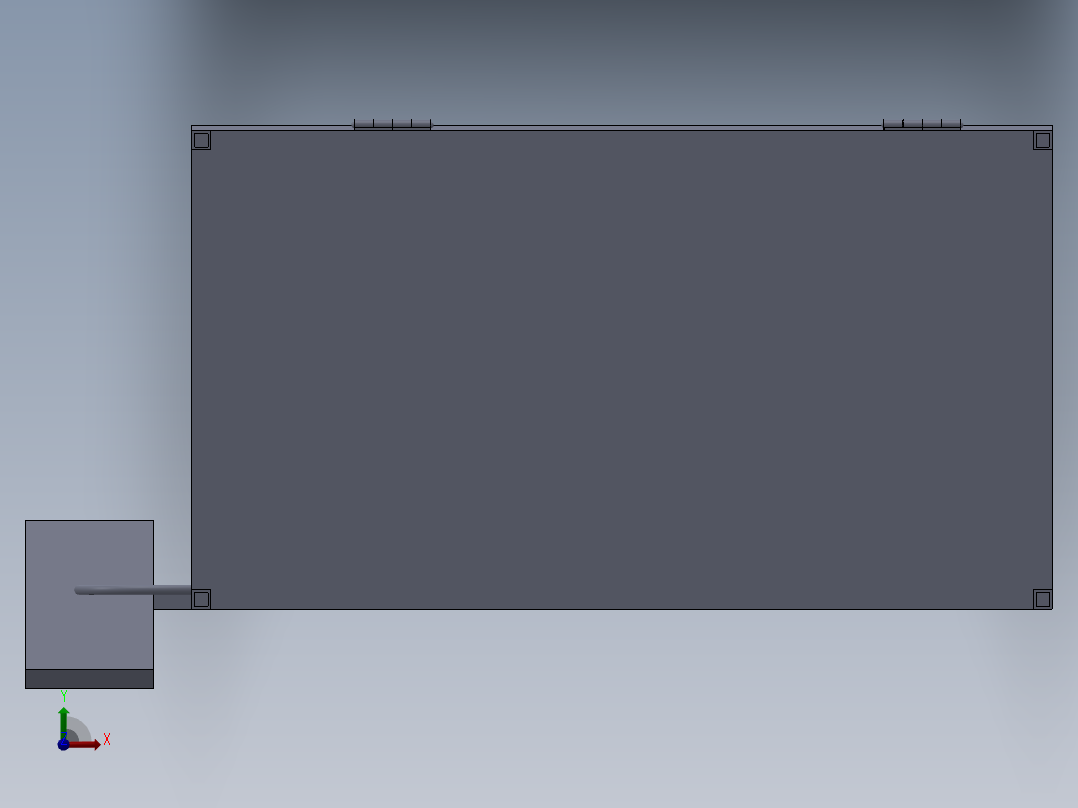 温度控制装置设备前视图