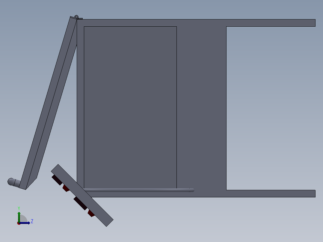 温度控制装置设备左视图