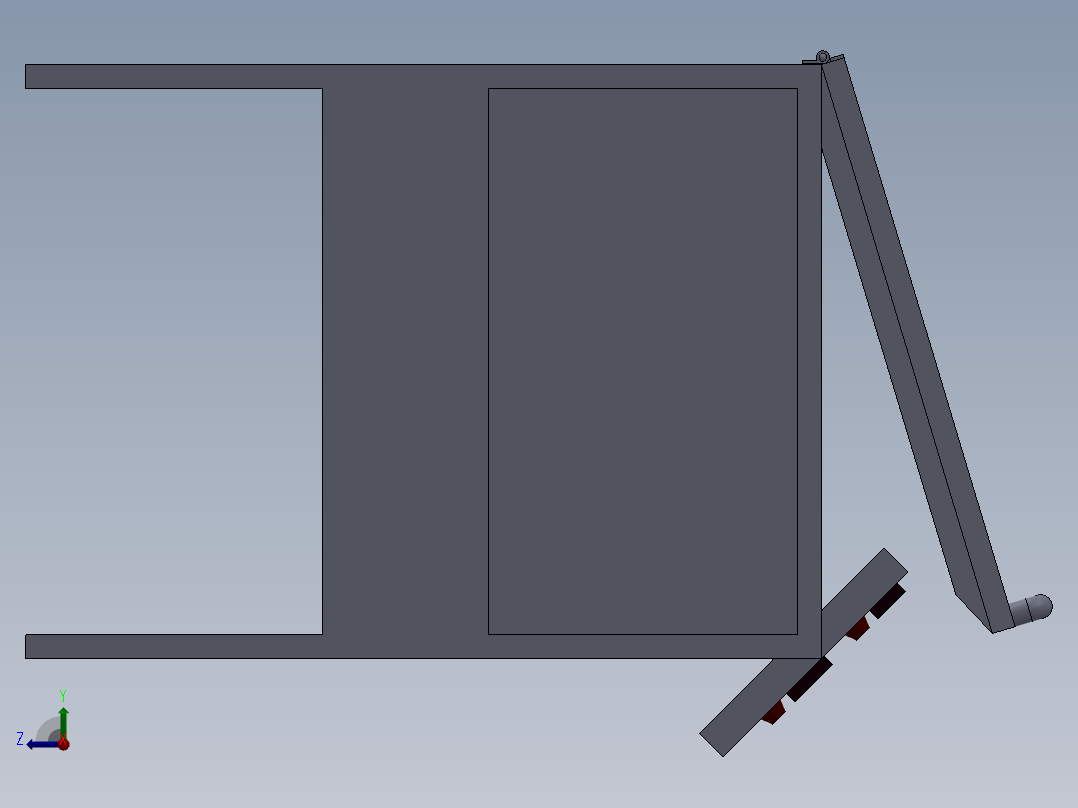 温度控制装置设备右视图