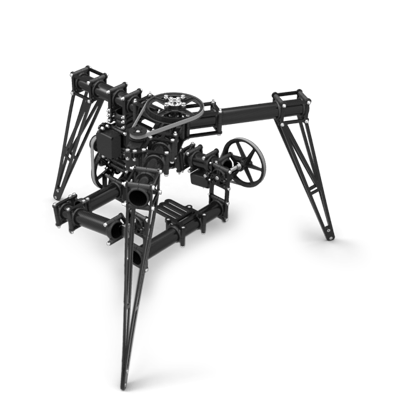 三轴摄像机云台3D模型缩略图