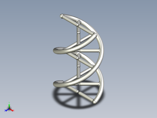 SOLIDWORKS DNA造型吊坠设计正等轴测缩略图