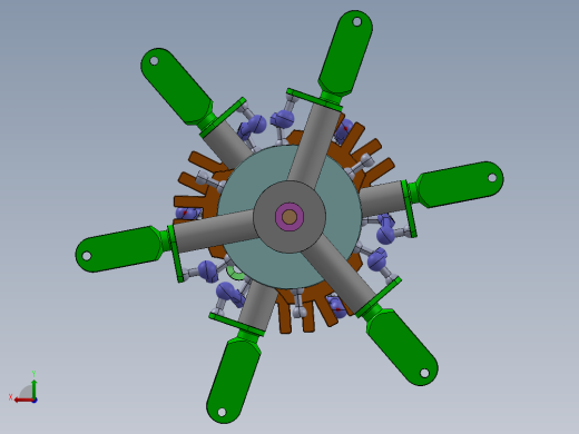 共轴回转机构后视缩略图