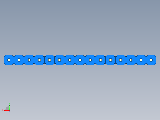 彩色公头100mil（2.54mm）系列-DS1021_blue_1x15p_100mil_Type19_rev1.0后视缩略图