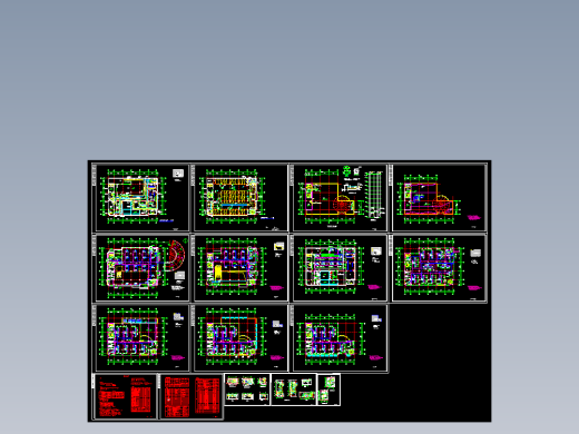 某办公楼VRV空调系统设计图
