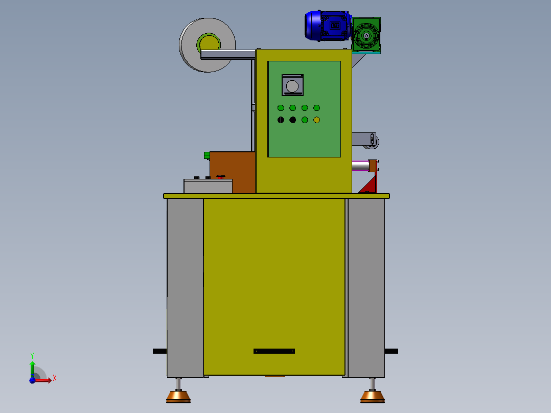 奶茶、豆浆杯一台实用封口机前视图