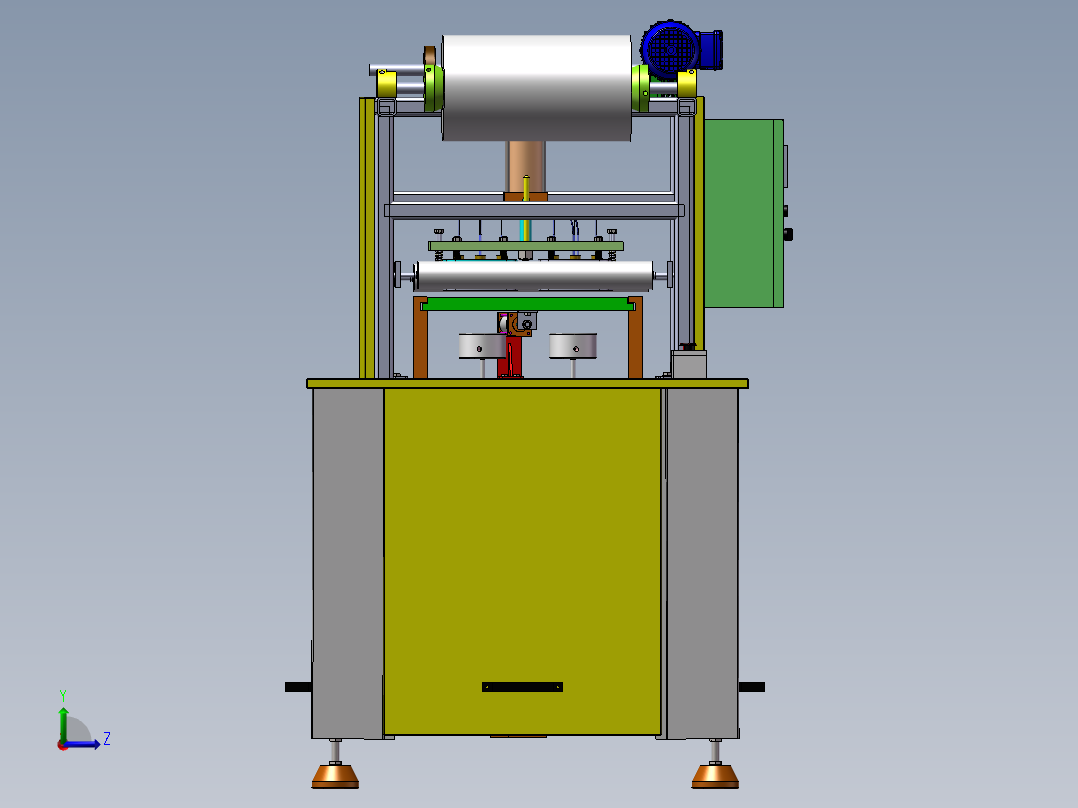 奶茶、豆浆杯一台实用封口机左视图