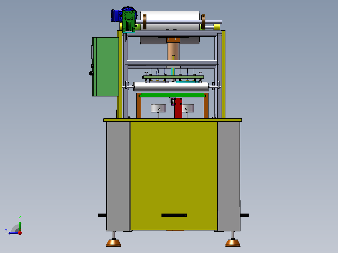 奶茶、豆浆杯一台实用封口机右视图