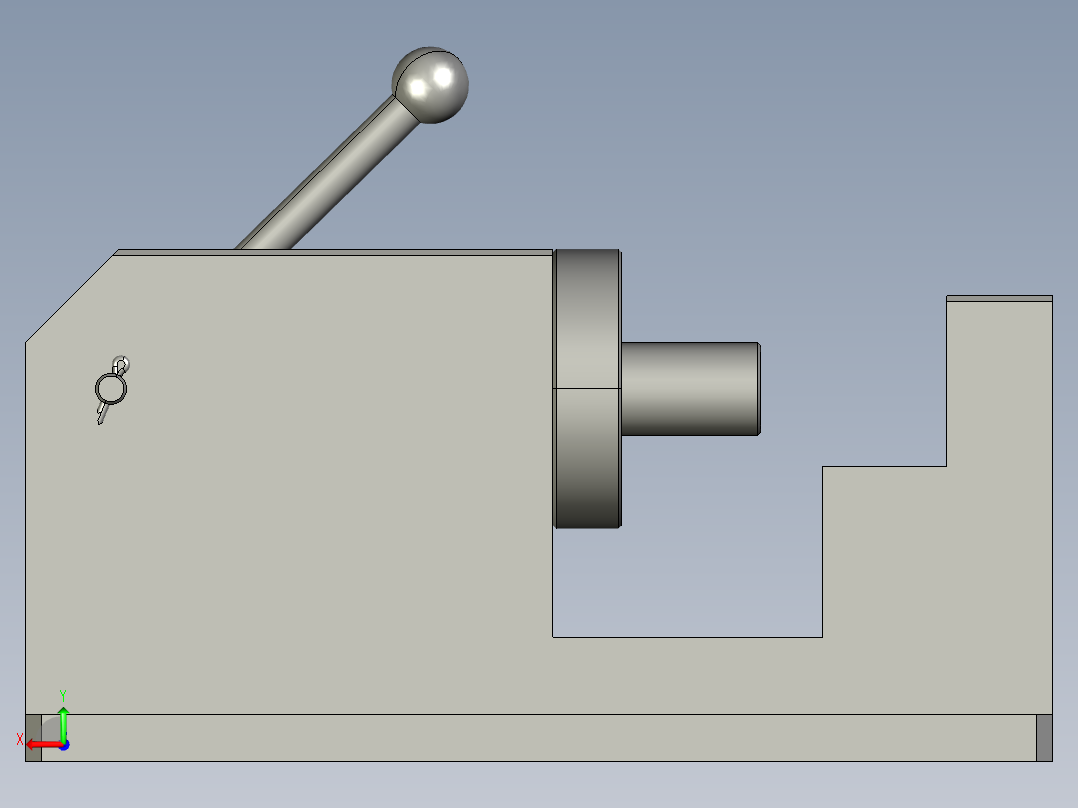手动凸轮压紧装置00后视图