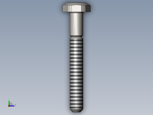 标准933螺栓左视缩略图